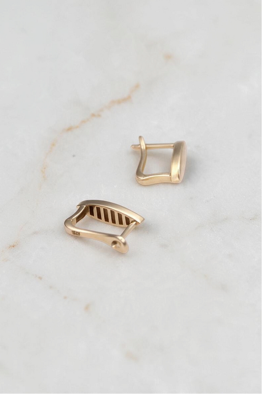 Vertical Marquise Earrings