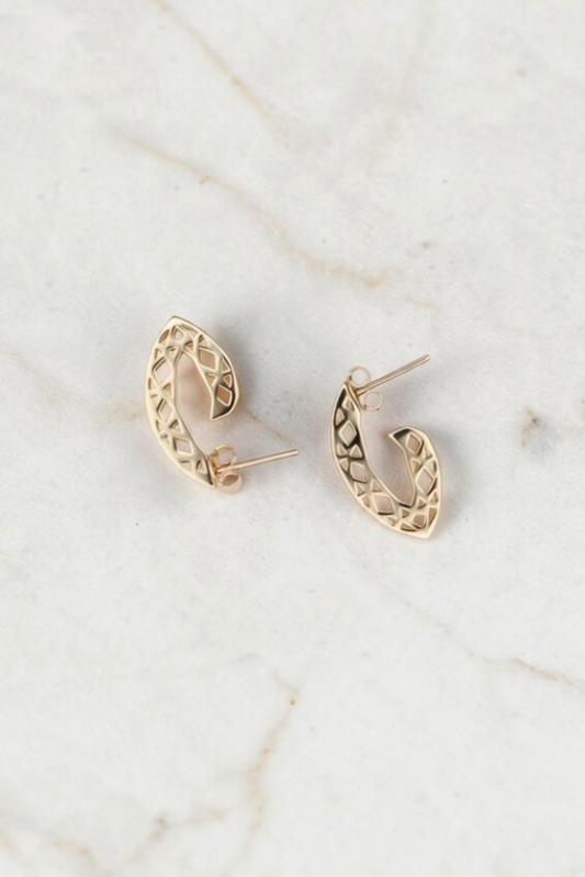 Triangle Geometric Earrings