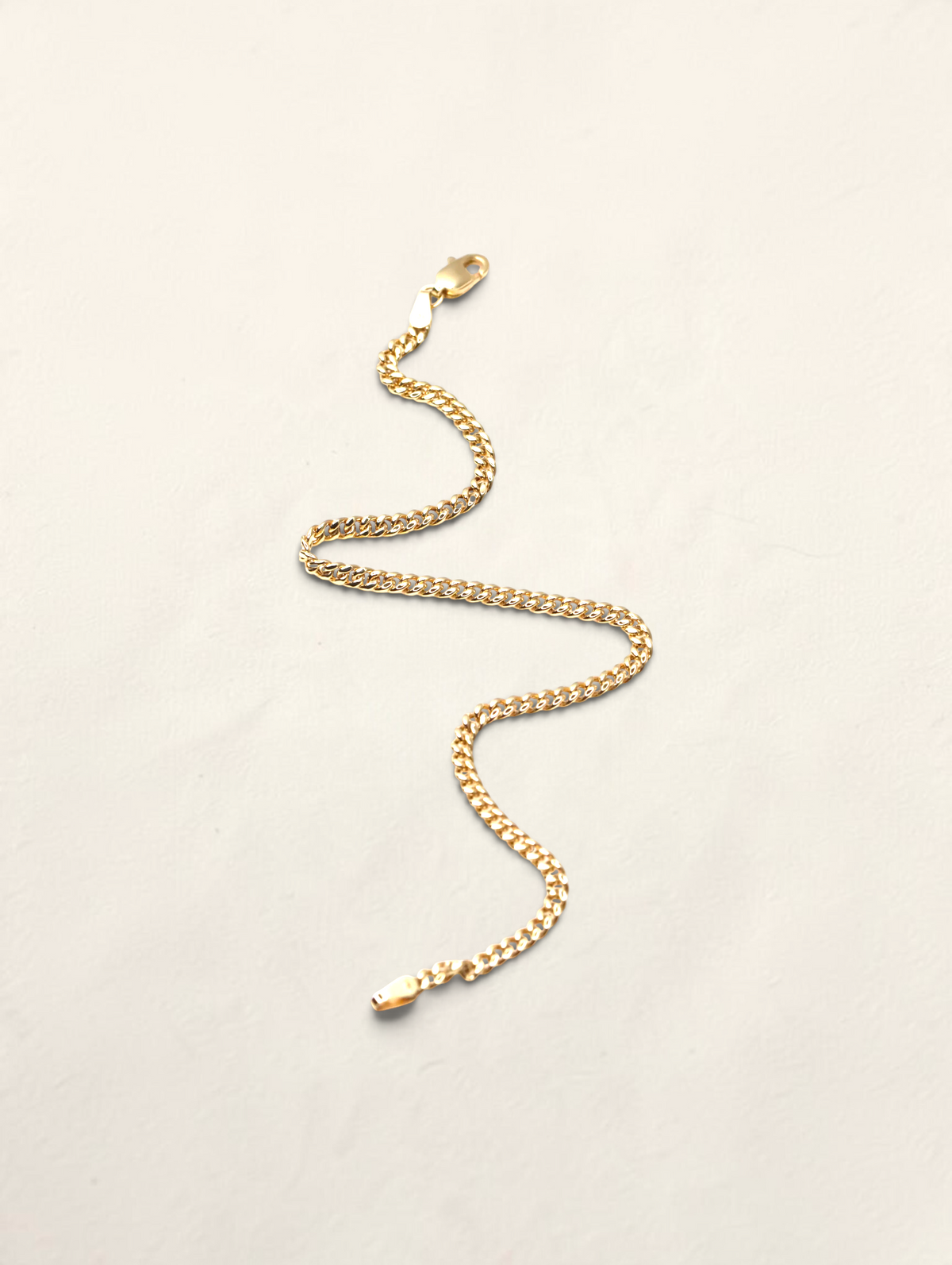 10K Yellow Gold Curb Bracelet
