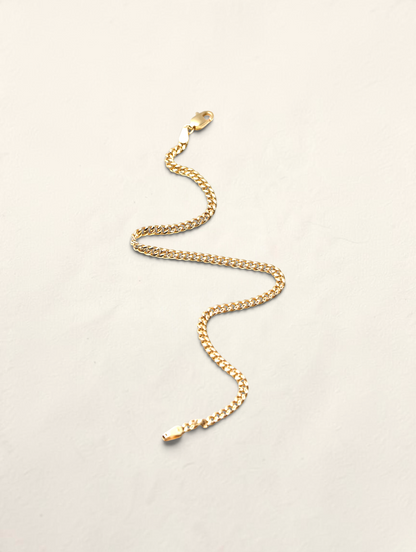 10K Yellow Gold Curb Bracelet