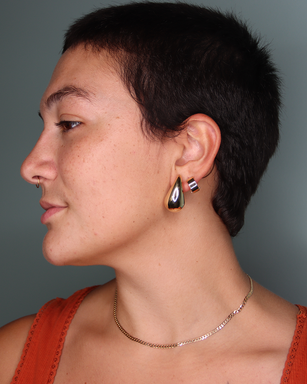 Chunky Teardrop Earrings