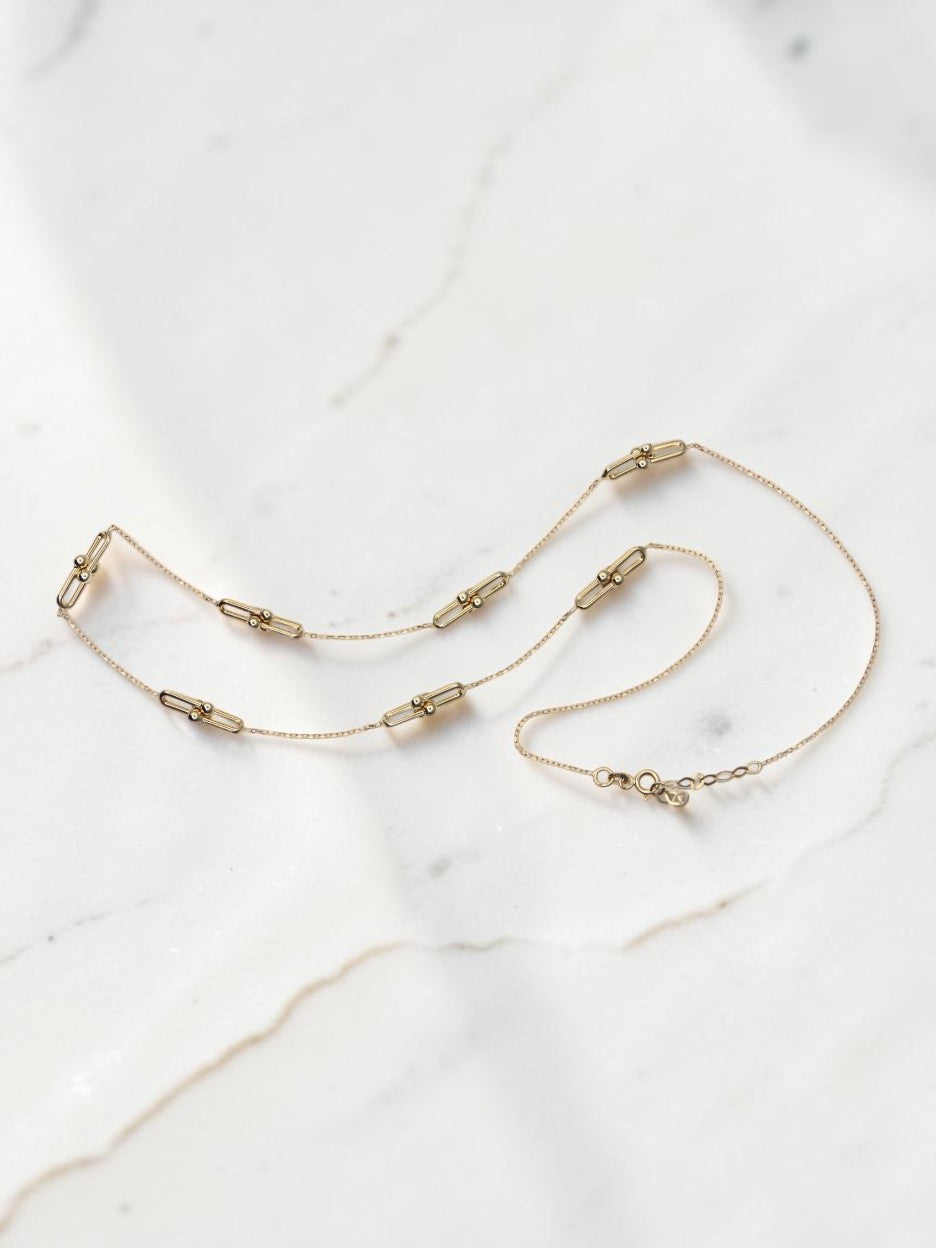 Beaded Paperclip Necklace