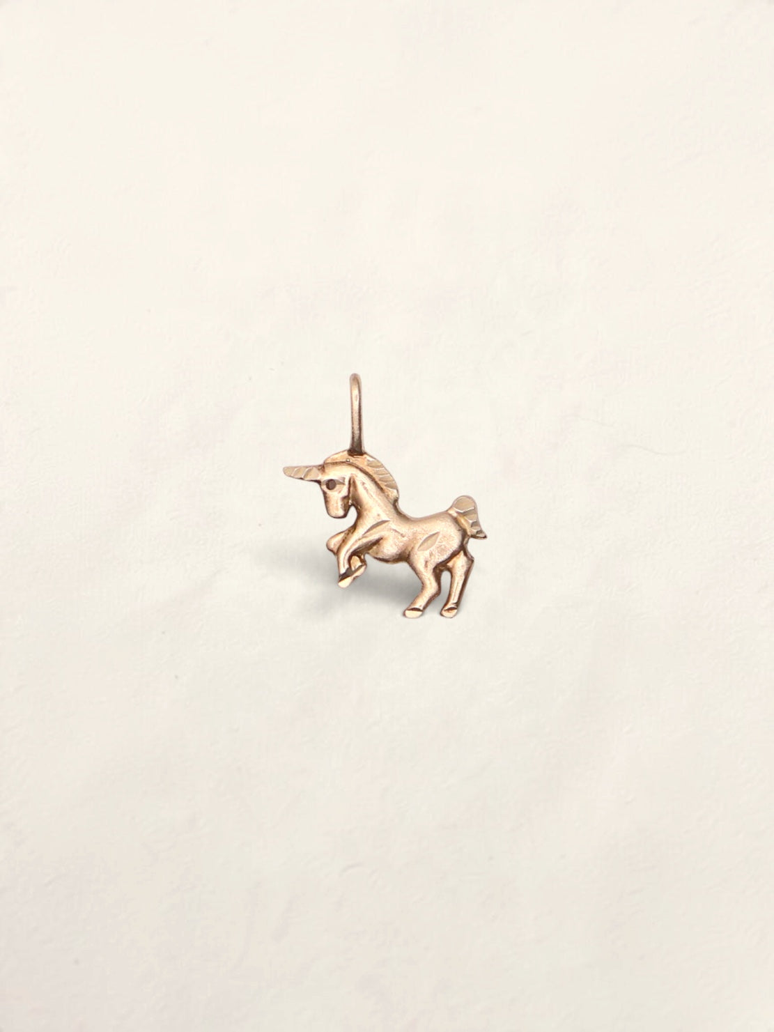 14k Unicorn Pendant