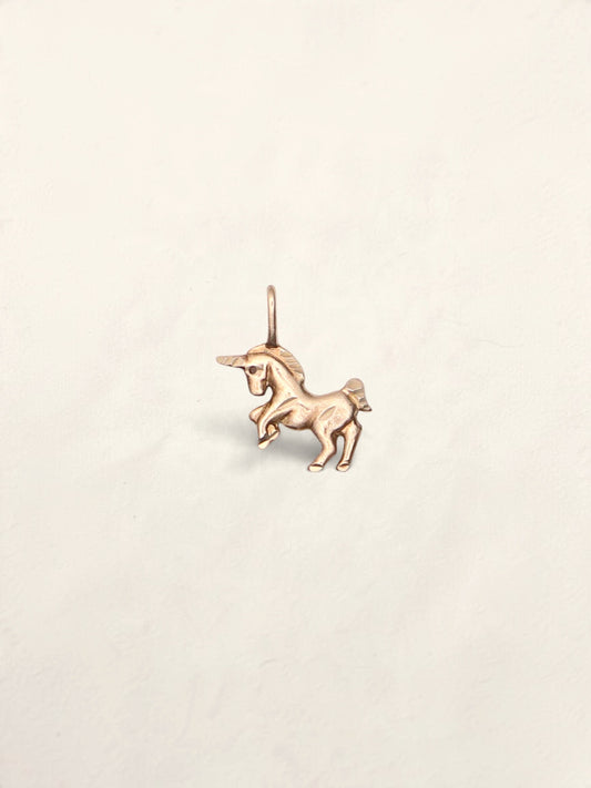14k Unicorn Pendant