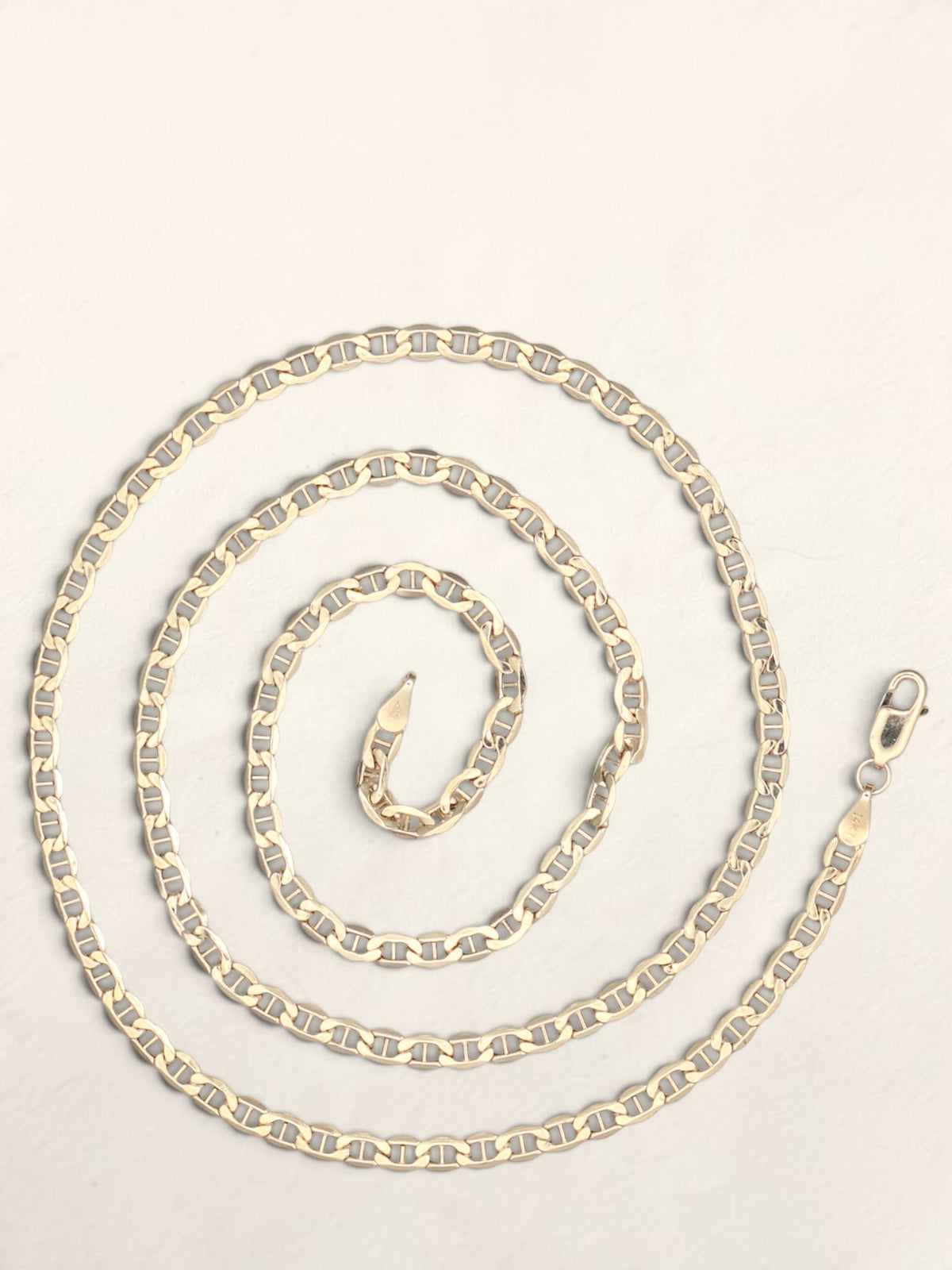 14k Mariners Link Chain 22in
