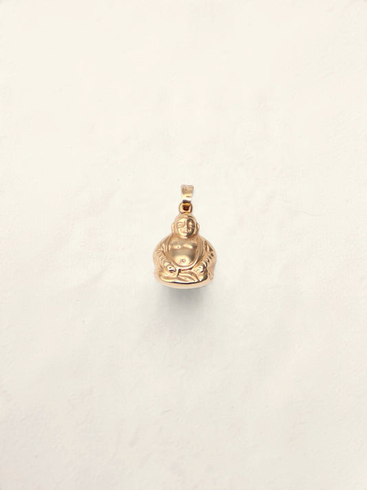 10K Yellow Gold Buddha Pendant