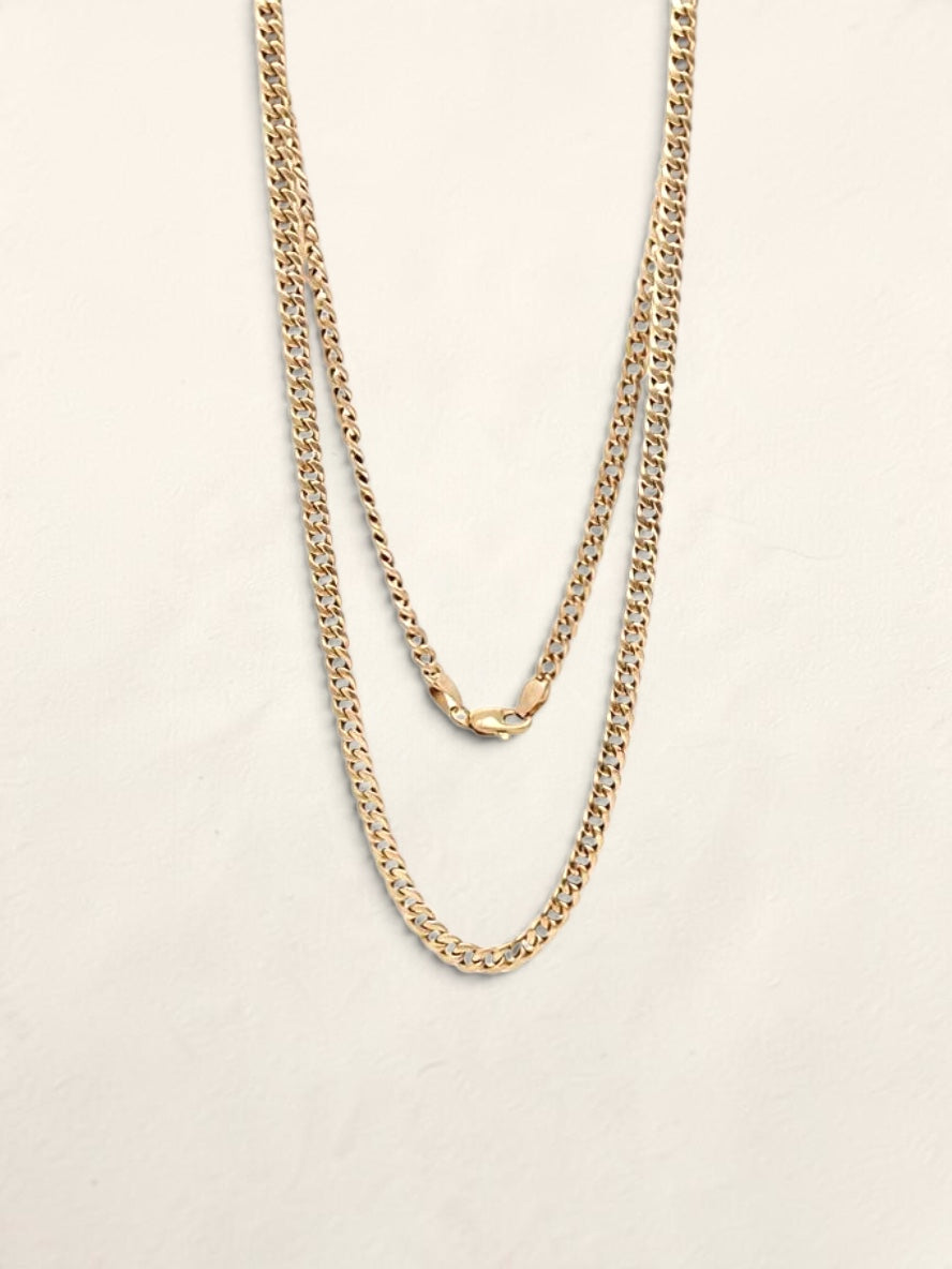 10k Yellow Gold Curb Chain