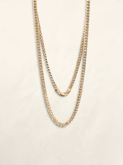 10k Yellow Gold Curb Chain