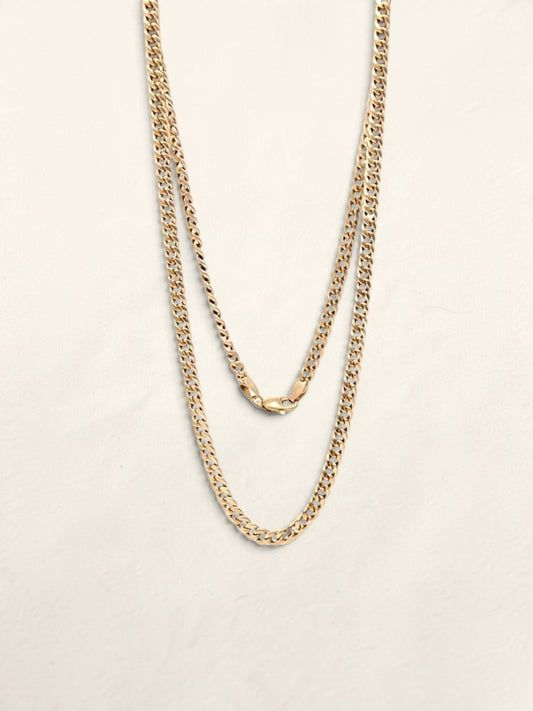 10k Yellow Gold Curb Chain