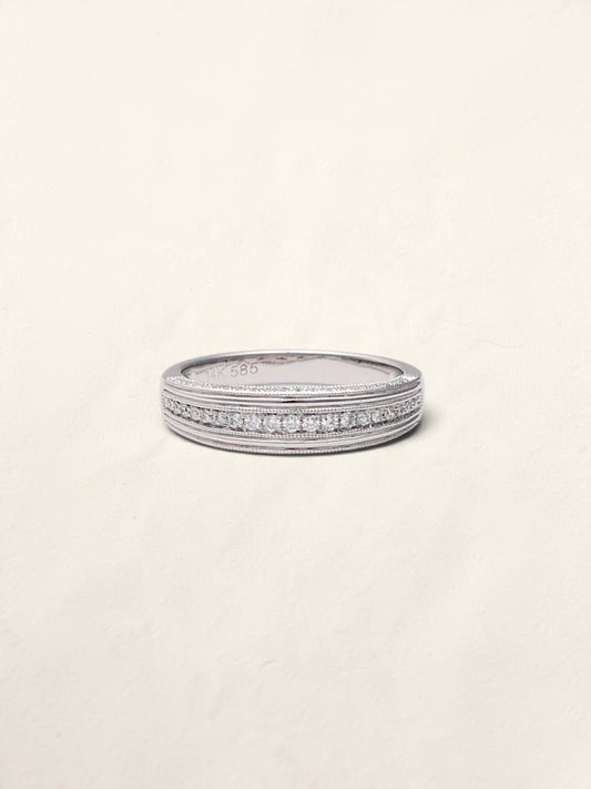 14k WG Diamond Band