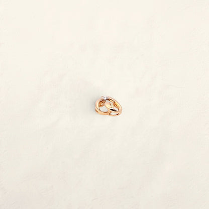 14K Yellow Gold Diamond Heart Pendant