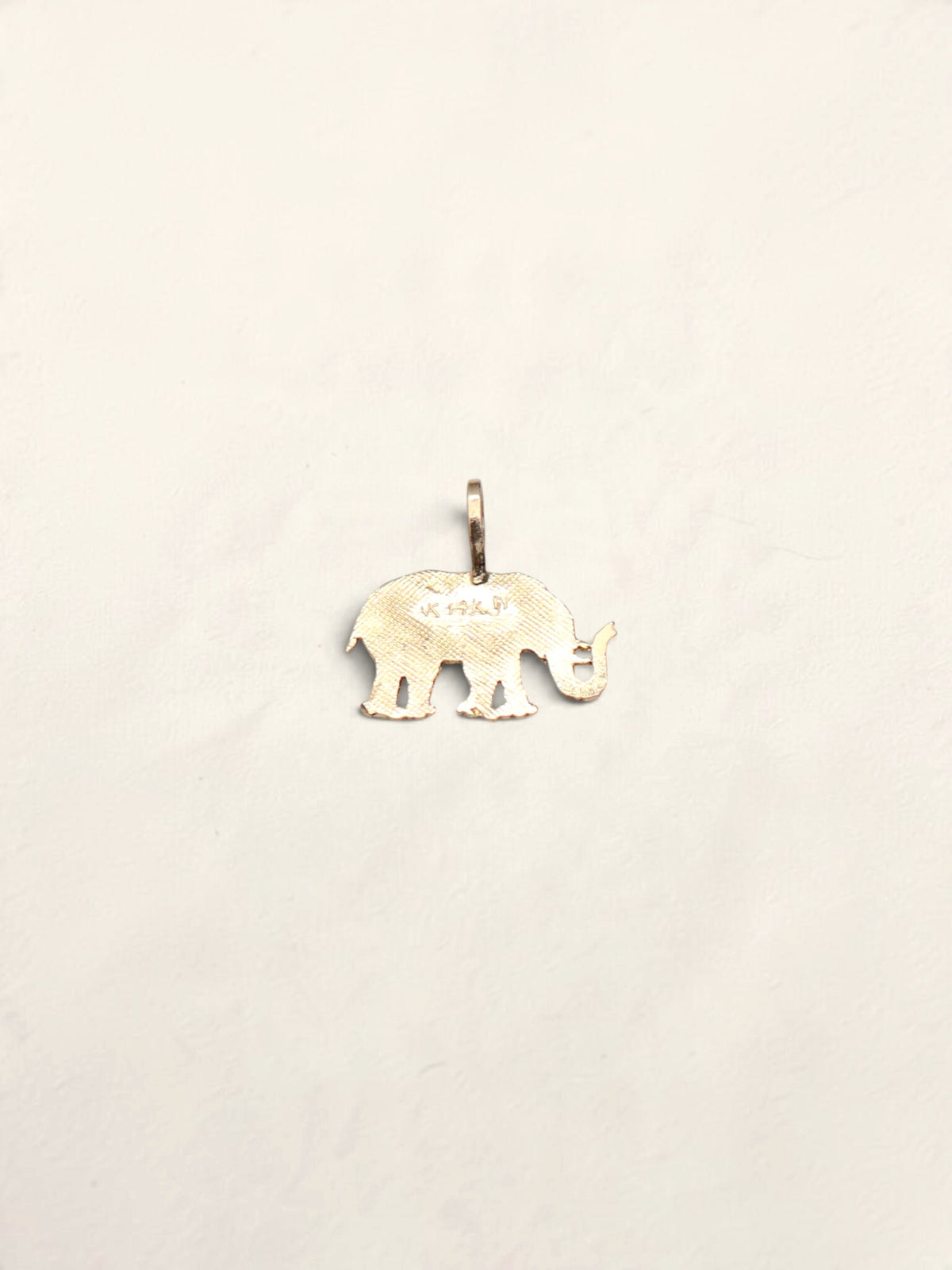 14k Elephant Pendant