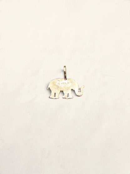 14k Elephant Pendant