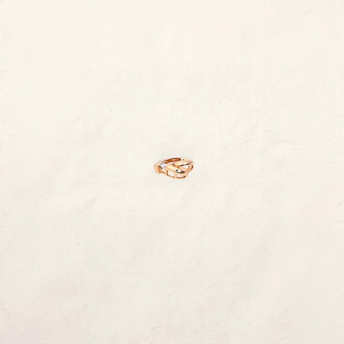 14K Yellow Gold Diamond Heart Pendant