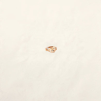 14K Yellow Gold Diamond Heart Pendant
