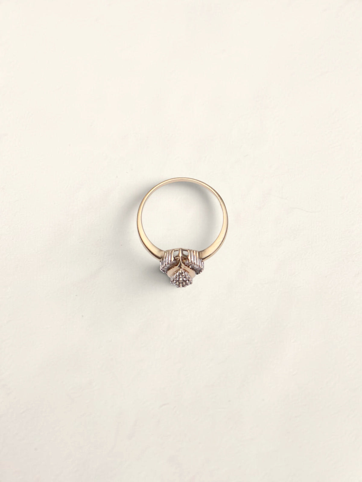 10k Pear Diamond Ring