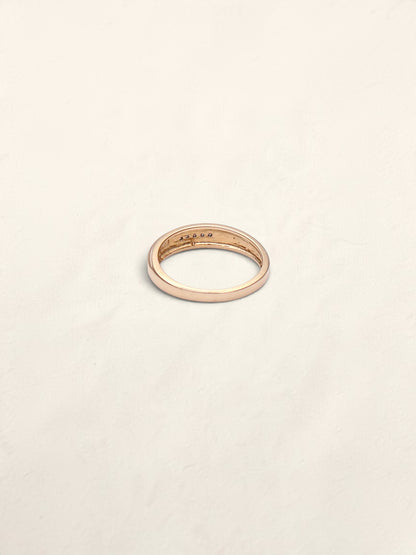 10k Diamond Chip Wedding Band