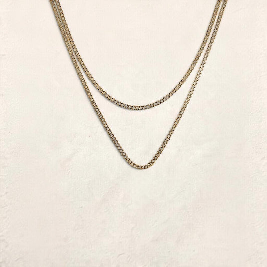 18K Yellow Gold Curb Link Chain