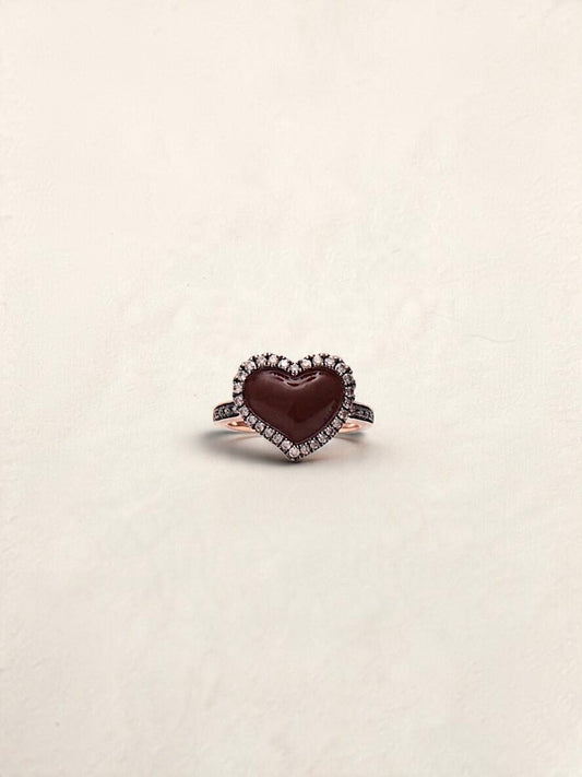 14K Rose Gold Le Vian x Godiva Heart Ring