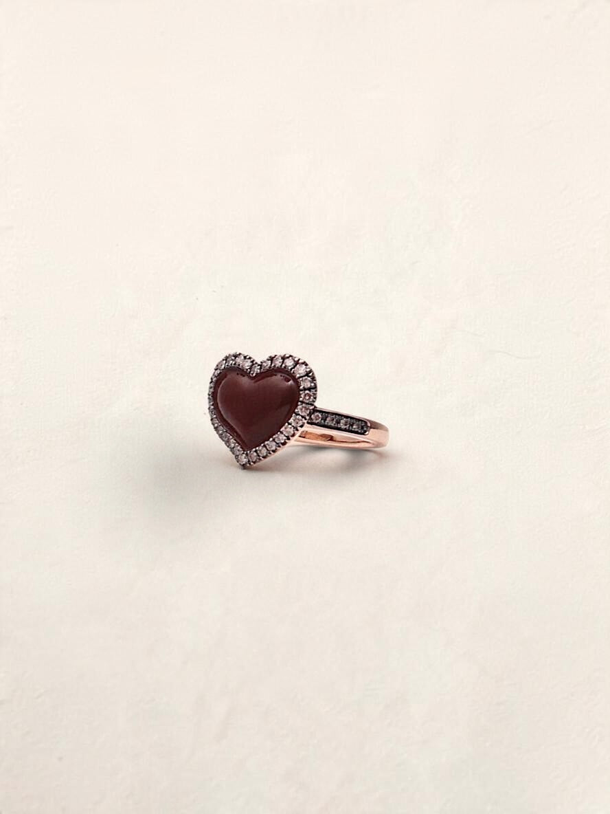 14K Rose Gold Le Vian x Godiva Heart Ring