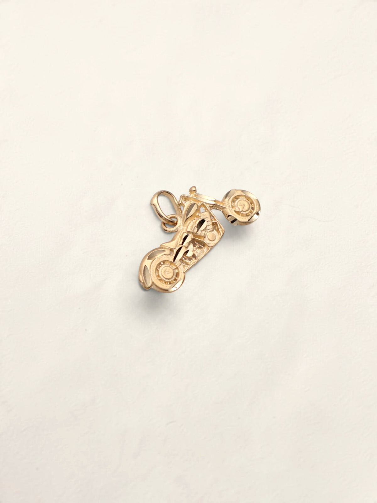 14k Motorcycle Pendant