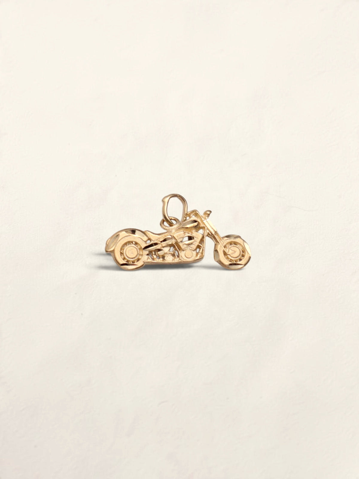 14k Motorcycle Pendant