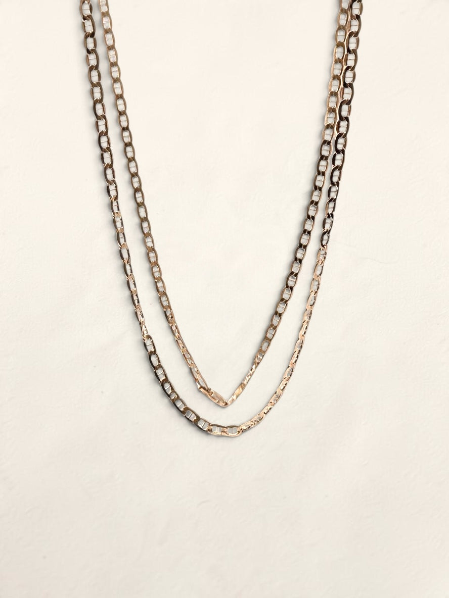14k Mariners Link Chain 22in