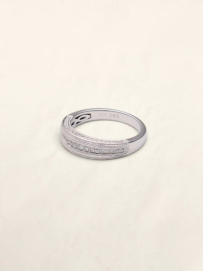 14k WG Diamond Band