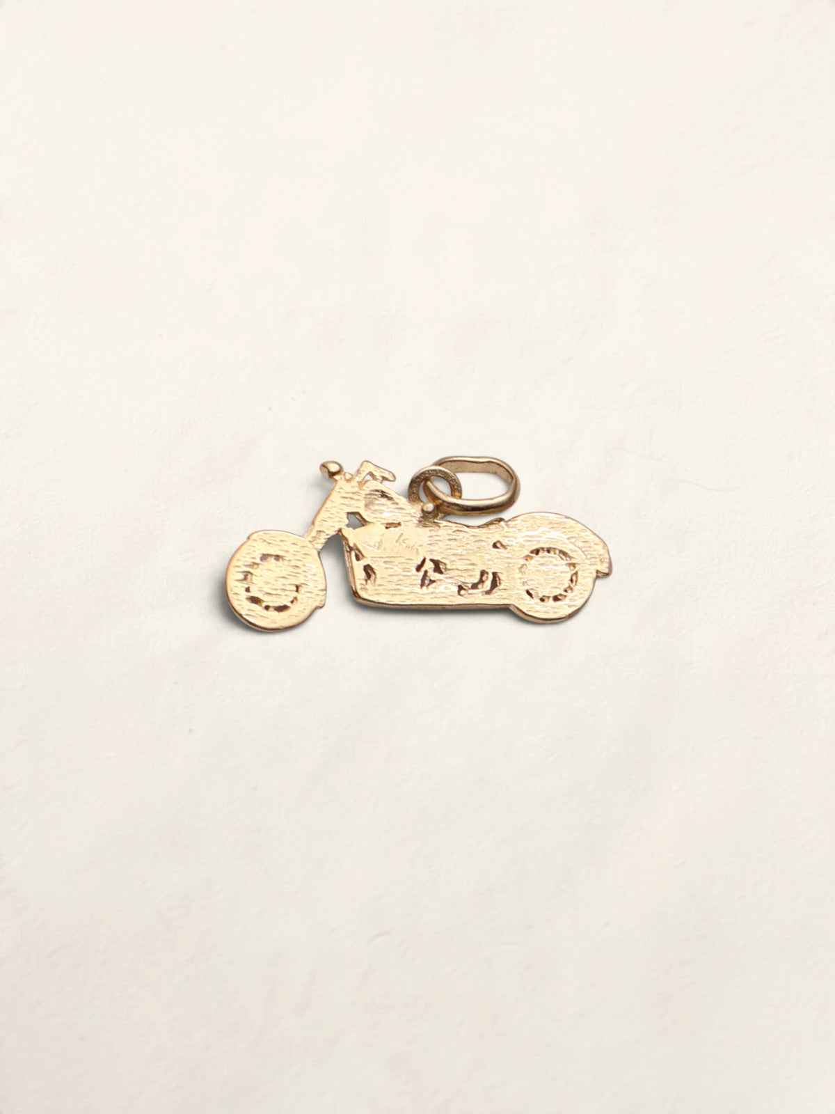 14k Motorcycle Pendant