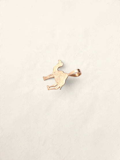 14k Camel Pendant