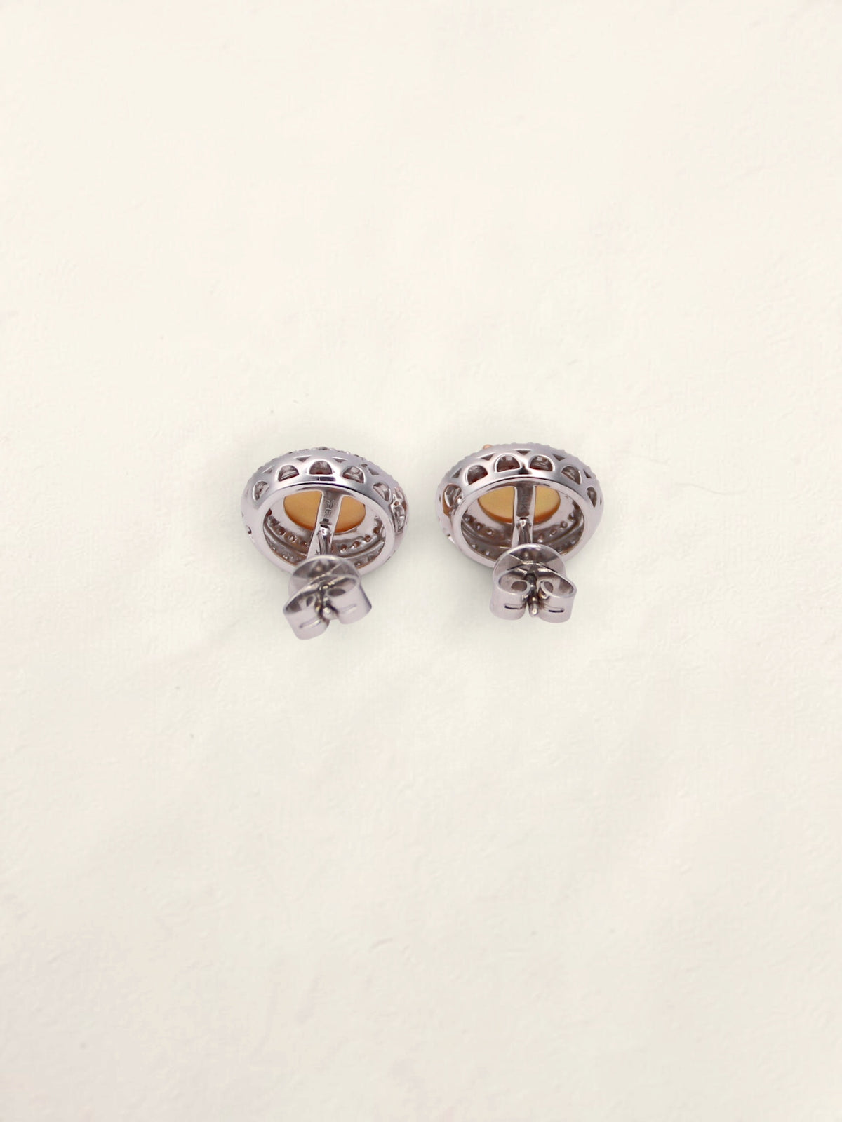14K Two-Tone Effy Ethiopian Opal and Diamond Earrings
