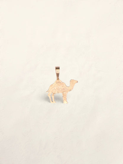 14k Camel Pendant