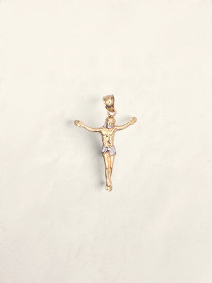 10k Gold Jesus Pendant