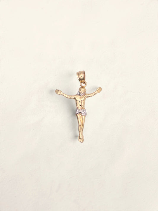 10k Gold Jesus Pendant