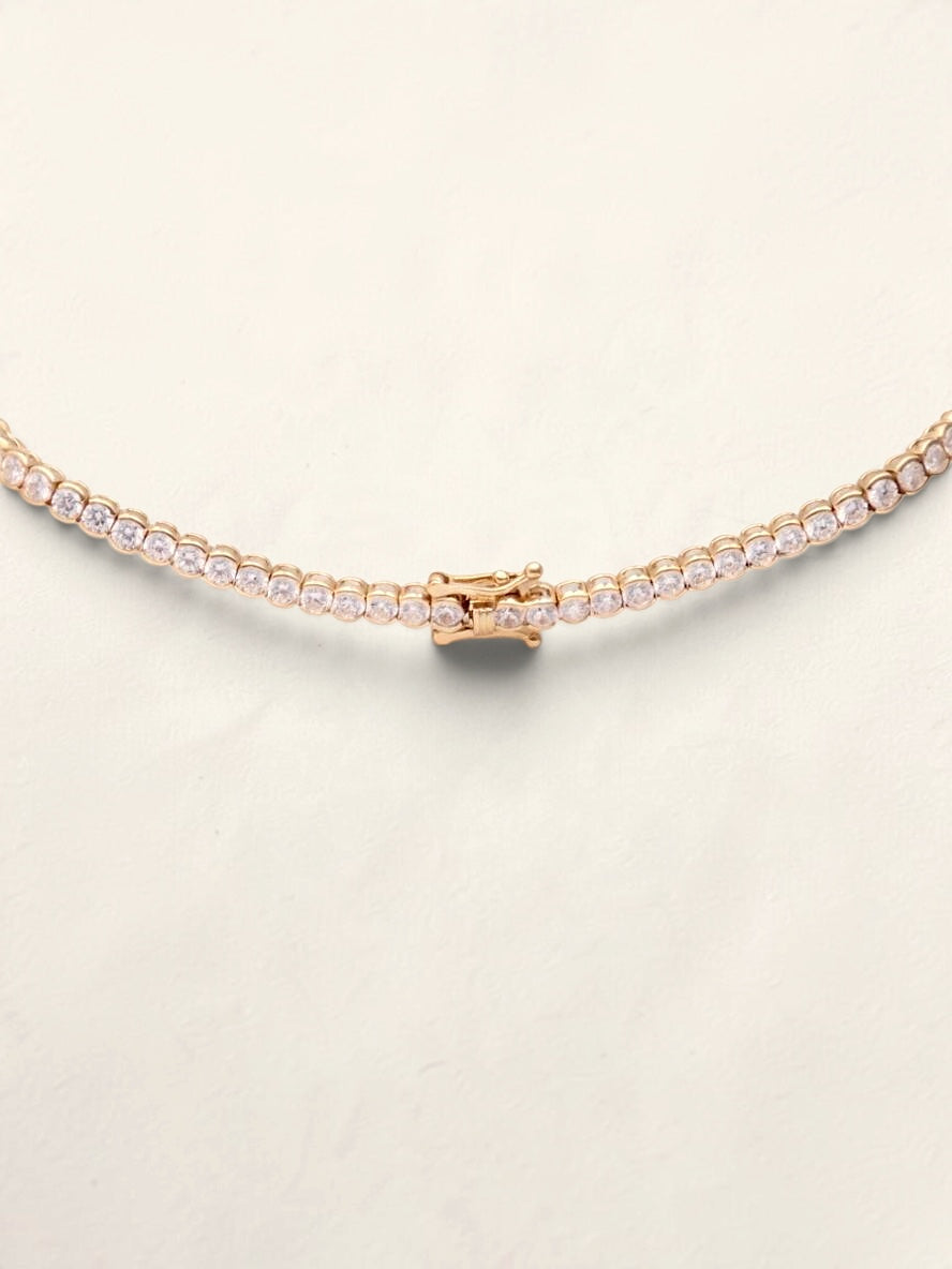 14k CZ Tennis Bracelet