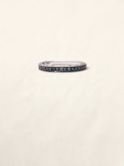 10k Blue Diamond Band