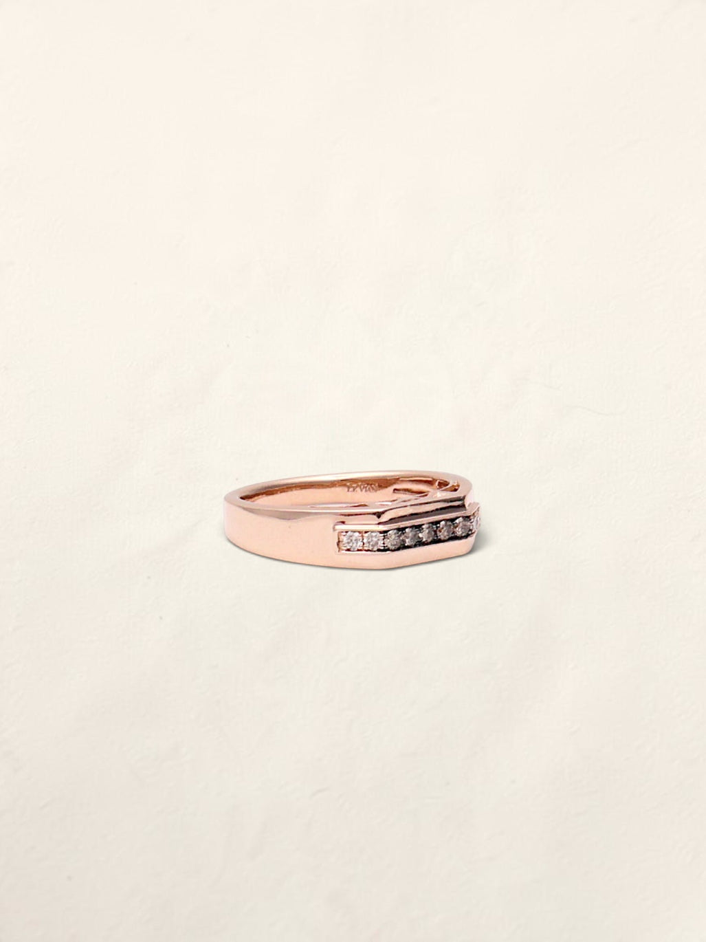 14K Rose Gold Diamond Le Vian Wedding Ring