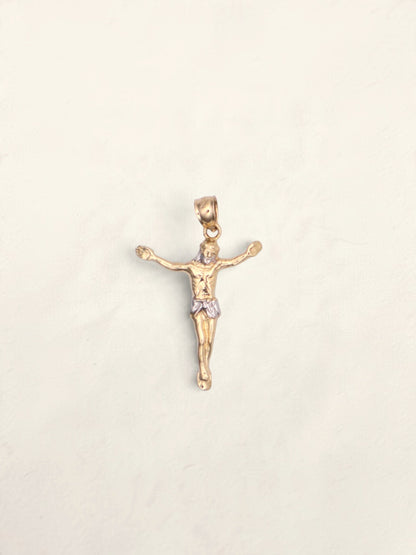 10k Gold Jesus Pendant
