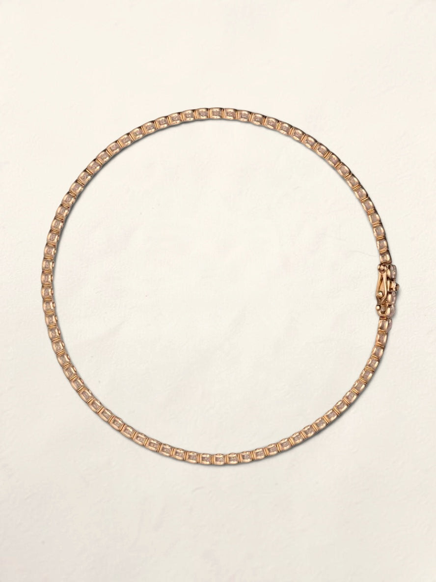 14k CZ Tennis Bracelet