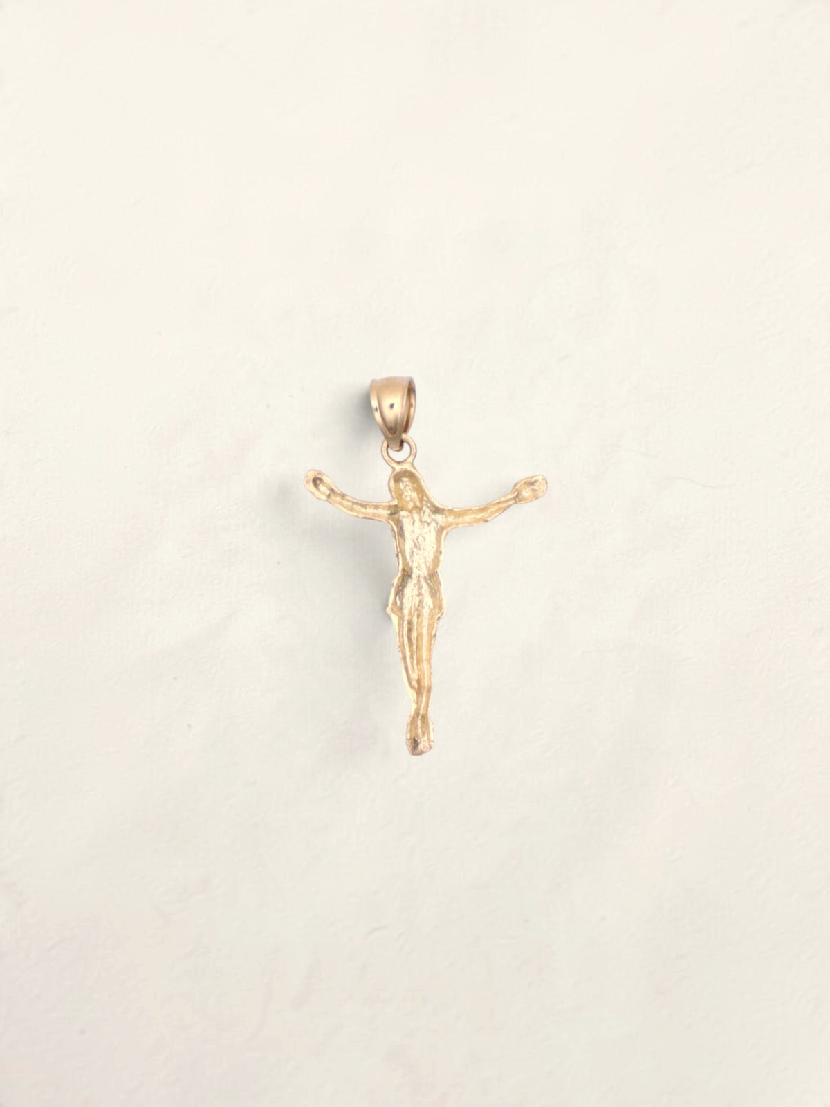 10k Gold Jesus Pendant