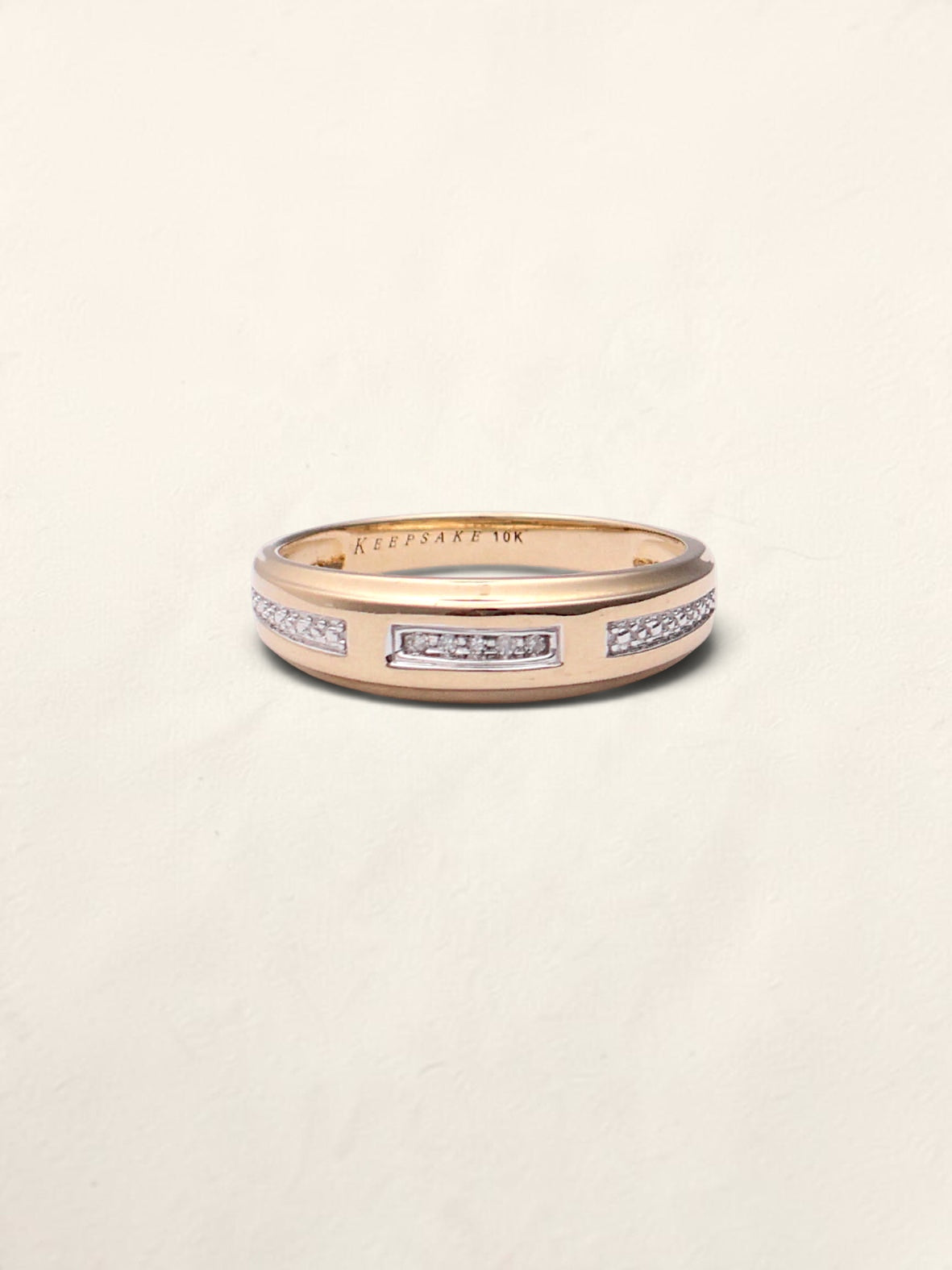 10k Diamond Wedding Band