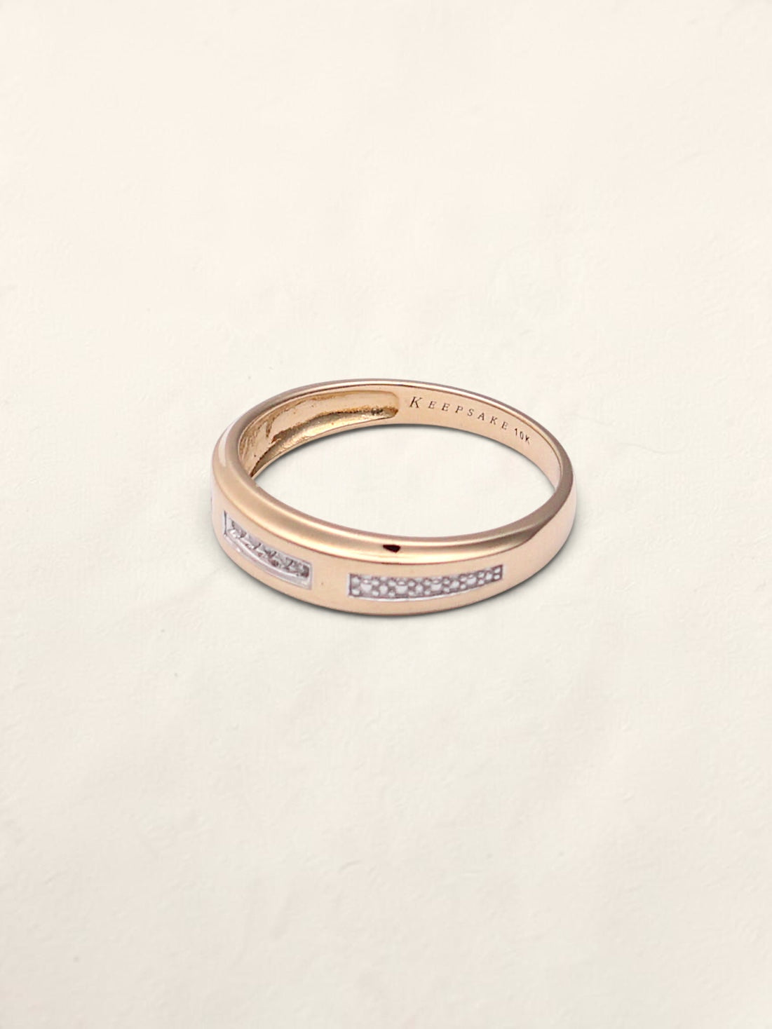 10k Diamond Wedding Band