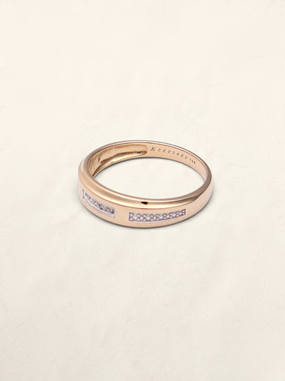 10k Diamond Wedding Band