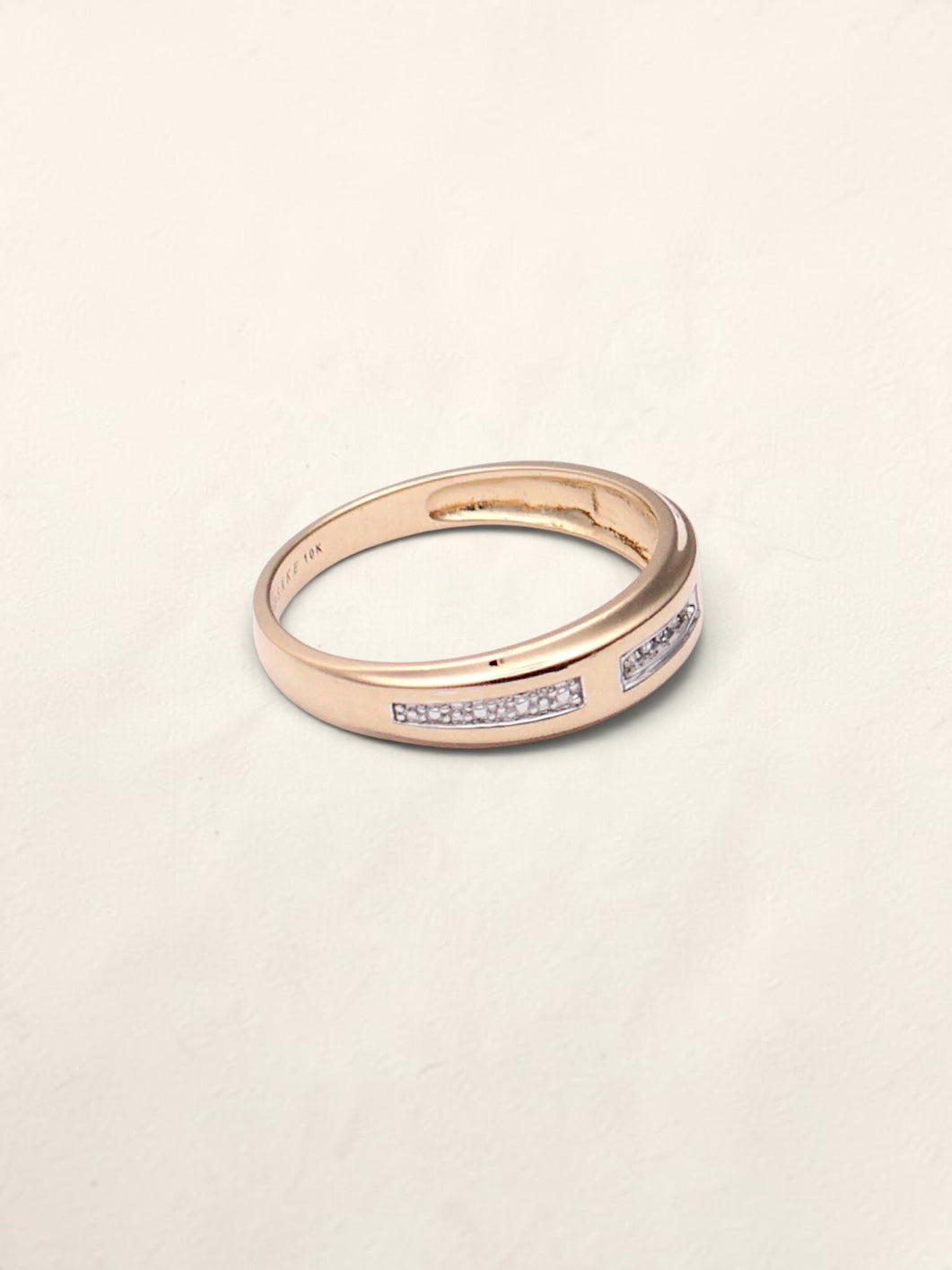 10k Diamond Wedding Band