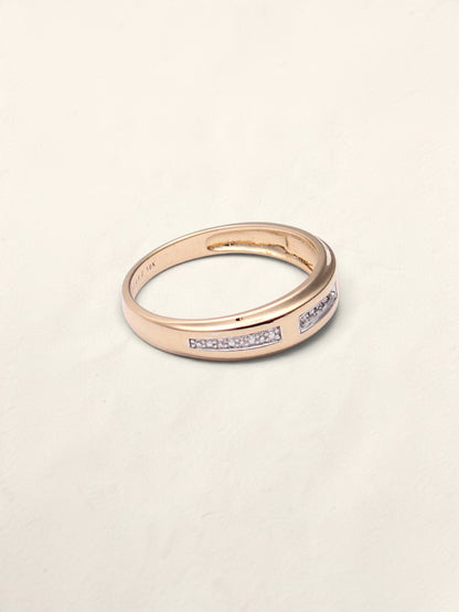 10k Diamond Wedding Band