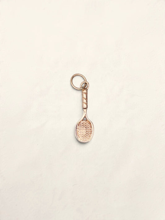 14k Tennis Racquet Pendant