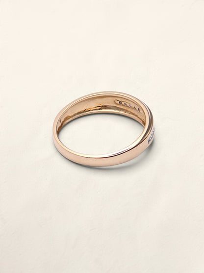 10k Diamond Wedding Band