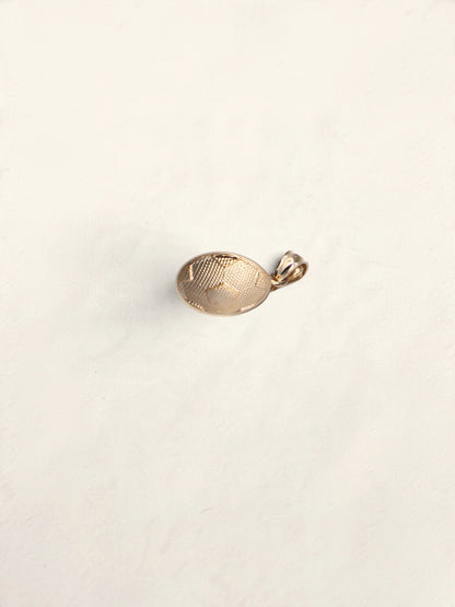10K Yellow Gold Soccerball Pendant