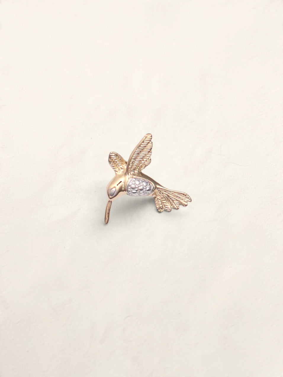 14k Hummingbird Pendant