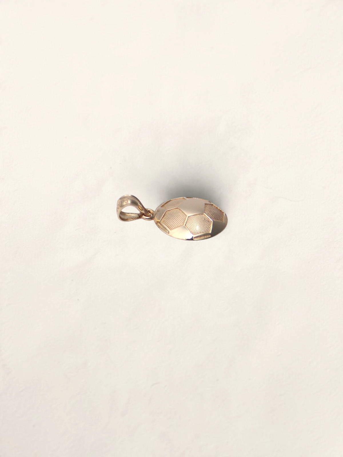 10K Yellow Gold Soccerball Pendant